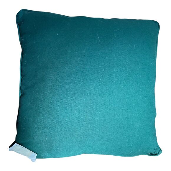 Anne Mortimer Christmas Cat Boat Nutcracker Tapestry Pillow 17x17 USA Vintage - Picture 8 of 8